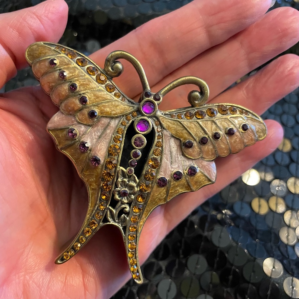 Butterfly Magnetic Trinket Box